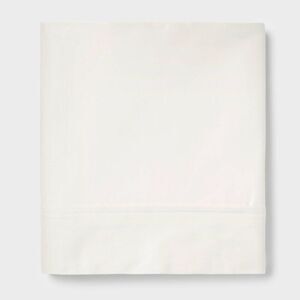 Threshold - Queen 400 Thread Count Performance Flat Sheet Sour Cream
